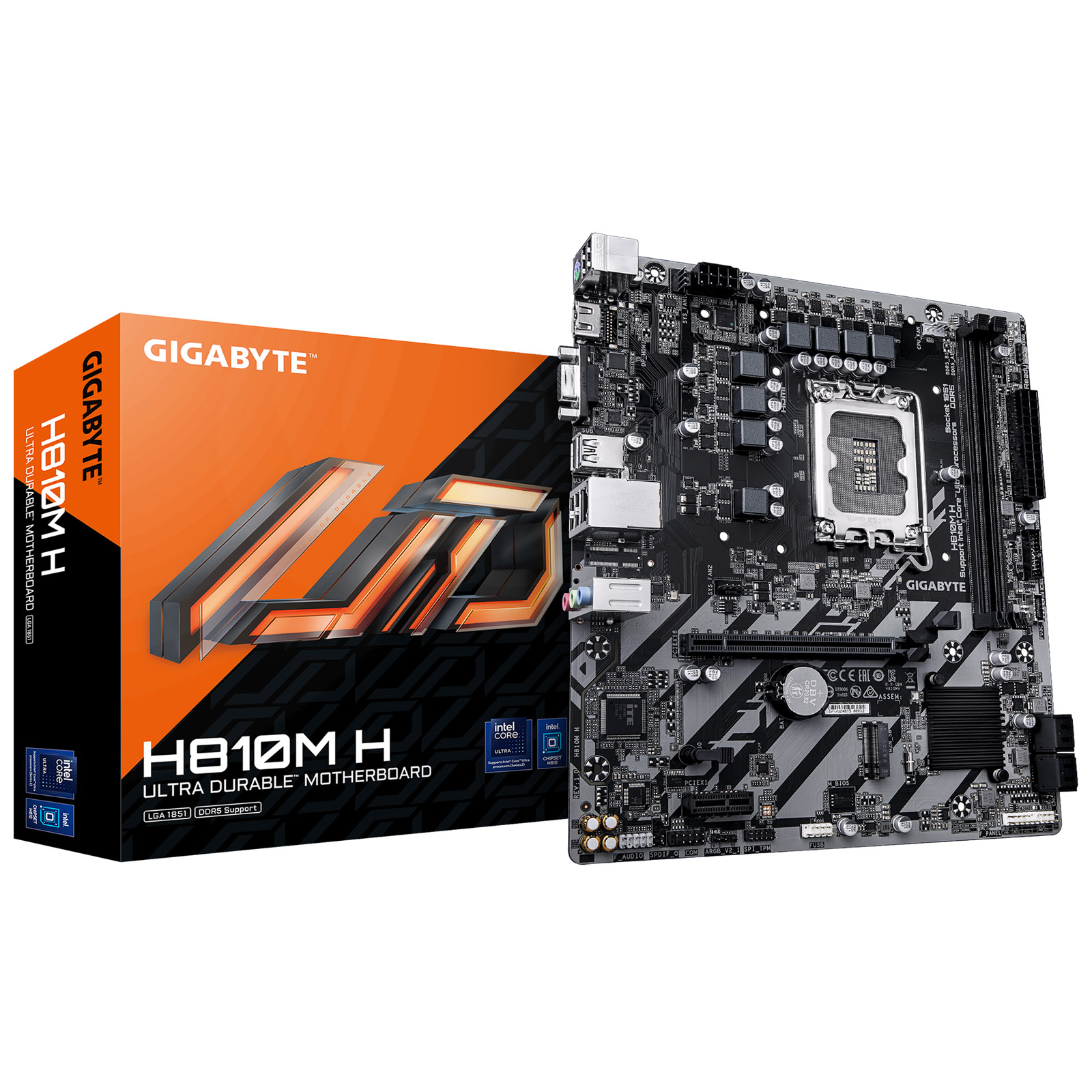 Gigabyte H810M H mATX Motherboard for Intel LGA1851 CPUs